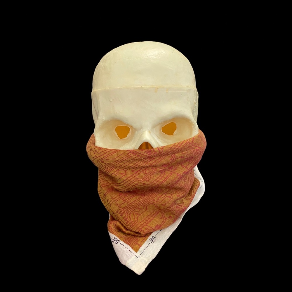 1995 Jean Paul Gaultier Circuit Board Handkerchief